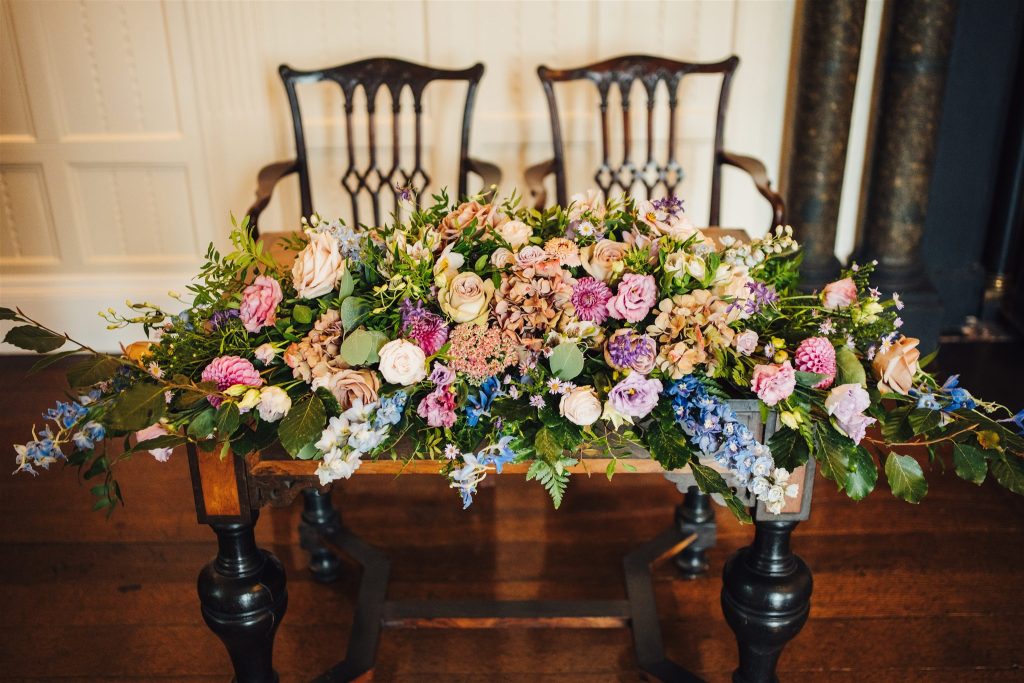 Flower arrangement - Ledbury weddings